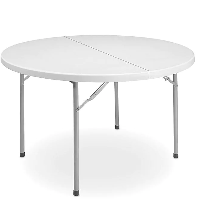 Rent 60 Inch Round Folding Table For In NYC